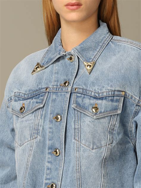 versace jeans jeans jacket womans|versace jeans outlet.